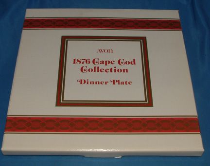 Avon Cape Cod Ruby Red Dinner Plate  