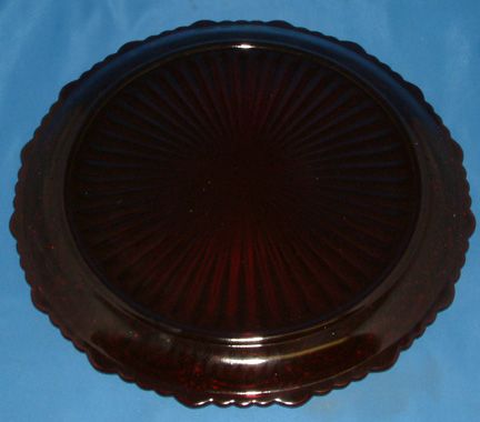 Avon Cape Cod Ruby Red Dinner Plate  