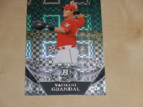 2011 Bowman Platinum Pros XFractor 16 Yasmani Grandal  