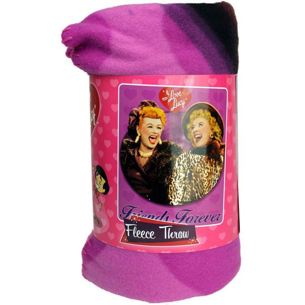 50X60 I Love Lucy Friends Forever Fleece Blanket Throw  