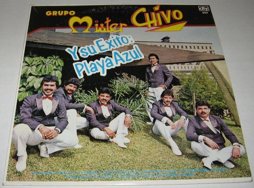 MISTER CHIVO   PLAYA AZUL   LP cumbia  