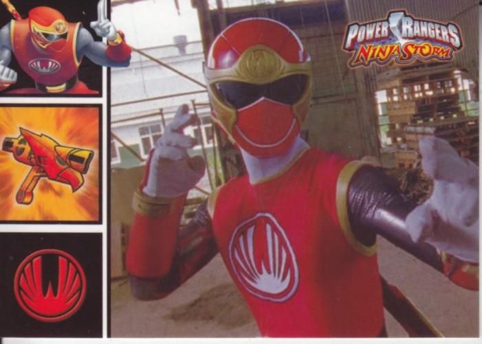 CARDS INC POWER RANGERS NINJA STORM PROMO CARD FOCI 1  