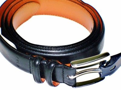 Polo by Ralph Lauren Mens Harness Buckle Belt Black 40  