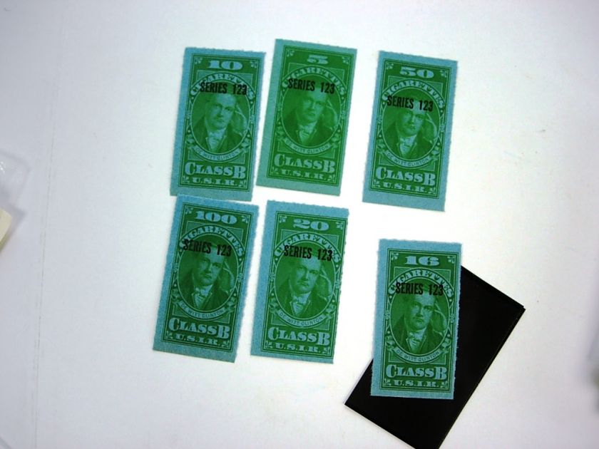   OLD Mint NH Cigarette Tax Revenue Stamps & others  