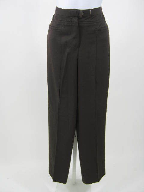 CHADO RALPH RUCCI Black Wool Tapered Pants Slacks SZ 12  