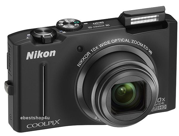 NIKON COOLPIX S8100 12MP CMOS sensor DIGITAL CAMERA 3 LCD FULL HD 