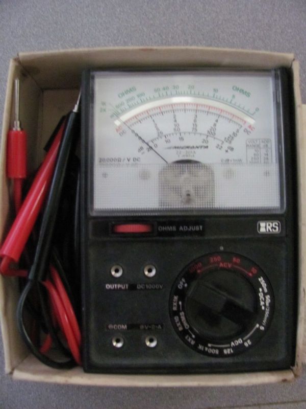 MICRANTA MULTITESTER 18 RANGES 20,000 OHMS/VOLT DC  