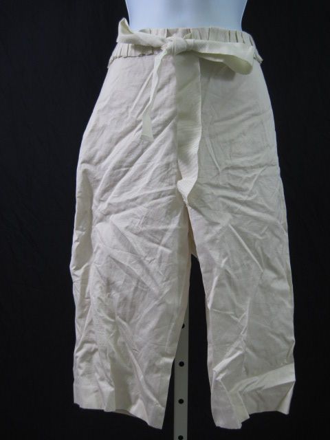 NWT PORTS 1961 Ivory Cropped Pants Capris Sz 4 $475  