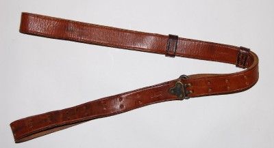 ORIGINAL US WWII BOYT 1942 M1 GARAND LEATHER RIFLE STRAP SLING 