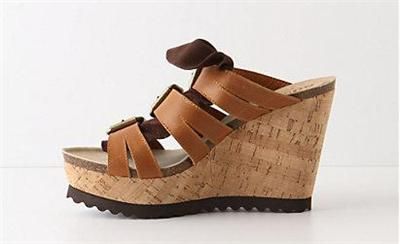 NWT Anthropologie Swaddled Wedges Size 6.5   9  