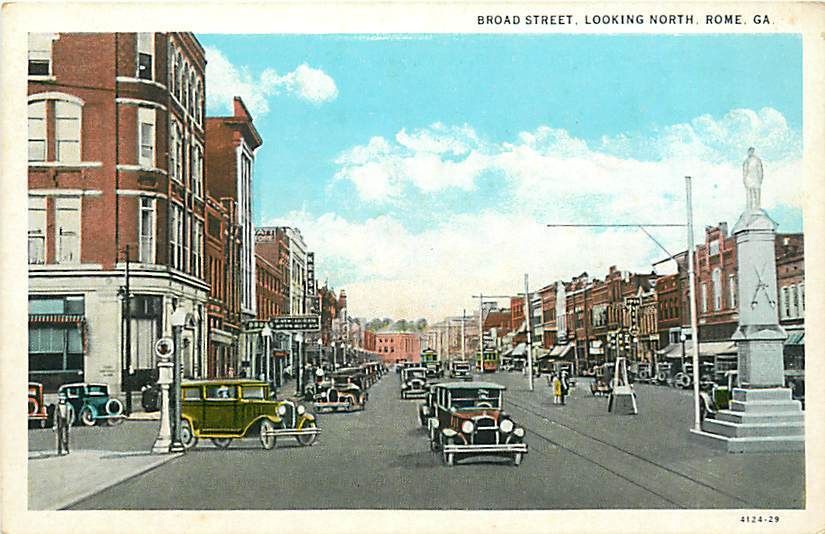 GA ROME BROAD STREET DRUG STORE EARLY AUTO KRESS R32513  