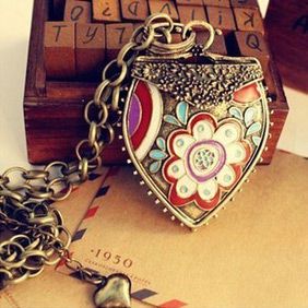   Charming Double Style Bohemia Peaceful Anti war Pendant Necklace 5126