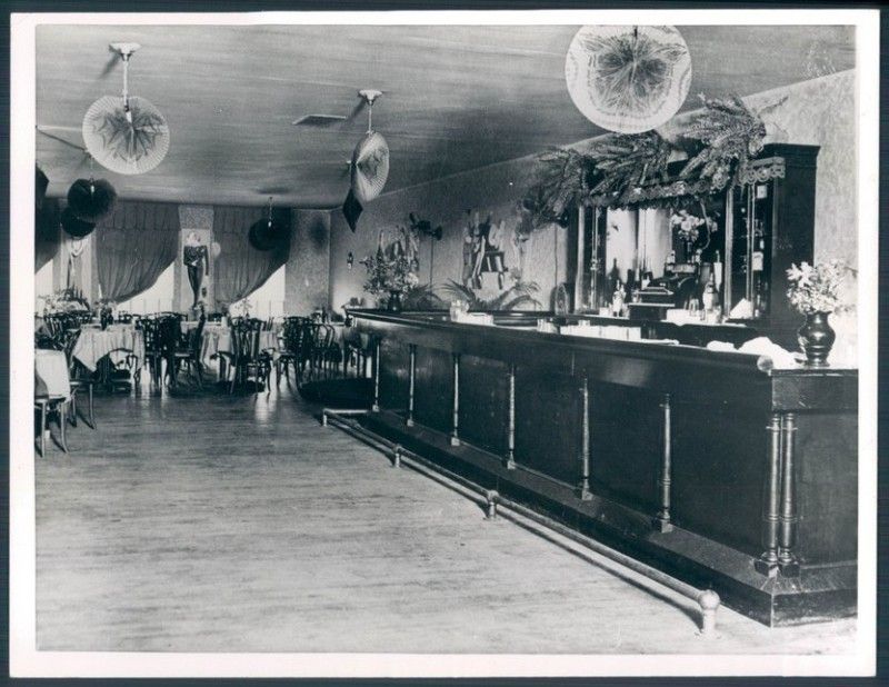 Vintage Speakeasy Mayflower Club Bar Dancing Floor Tables News Photo 