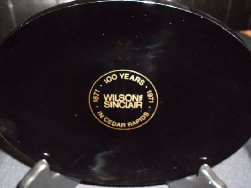   WILSON SINCLAIR MEATPACKING CEDAR RAPIDS IOWA 100 YEAR PLATE  