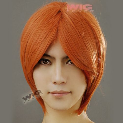 Fruits Basket Kyo Sohma Short Orange Cosplay Wig  