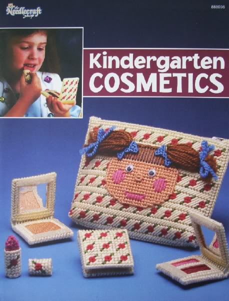 KINDERGARTEN COSMETICS Plastic Canvas Pattern, NEW Play  