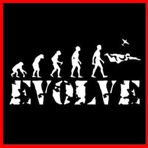 SKYDIVING EVOLUTION Parachuting Skydiver Evolve T SHIRT  