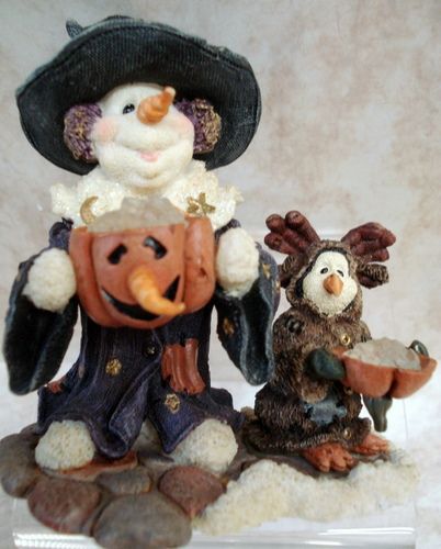 BOYDS BEARS Florence Katerina SNOWMAN Resin 36402GCC  