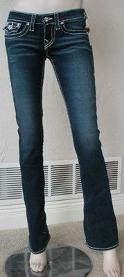 NWT True Religion Disco Becky big T jeans Dakota sky DK  