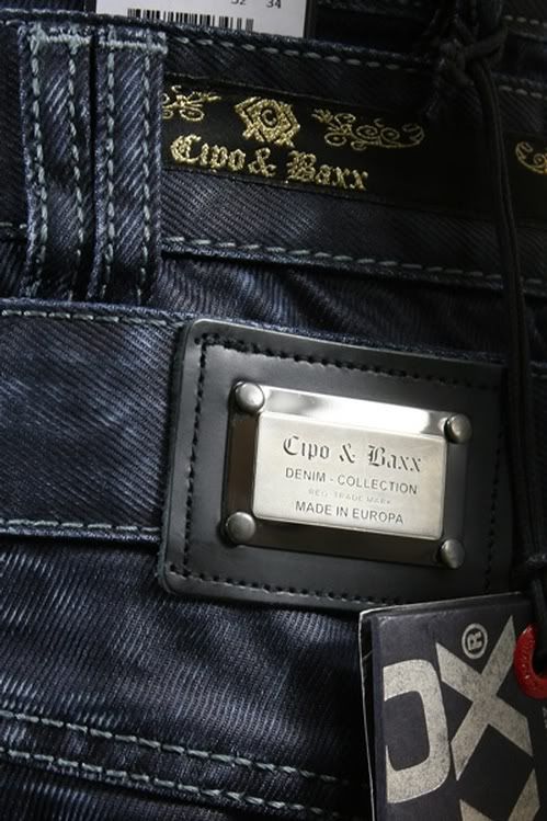 BRAND NEW CIPO & BAXX TRIPLE WAIST STANDARD BLUE JEANS  