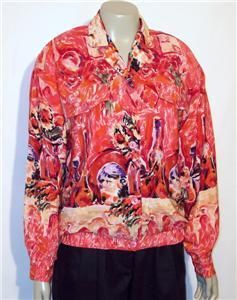 NWT NATALIE & ME Womwns LINED PURE SILK JACKET S NICE  