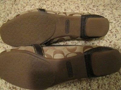 Womens Coach Shoes Sharin Model Flats Loafers size 10 B  