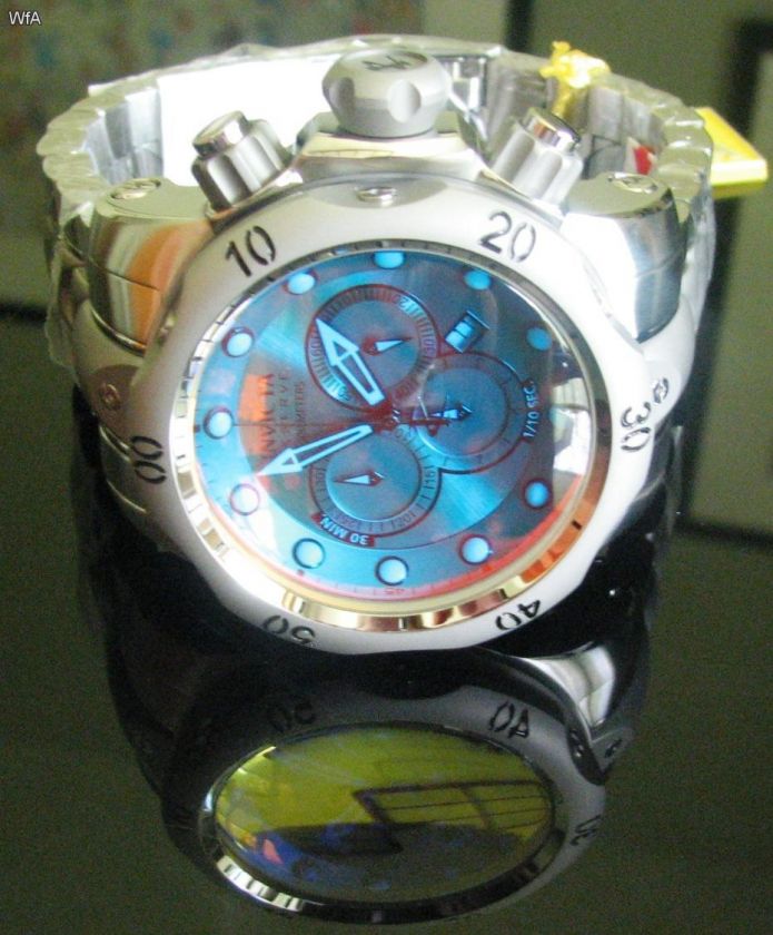 INVICTA RESERVE VENOM SWISS CHRONOGRAPH SHOT BLAST TINTED CRYSTAL 