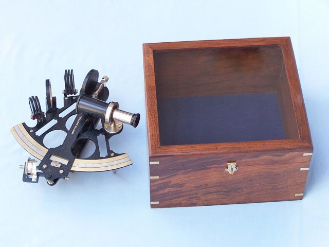 Black Sextant & Micrometer 10 Plath Sextant Nautical  