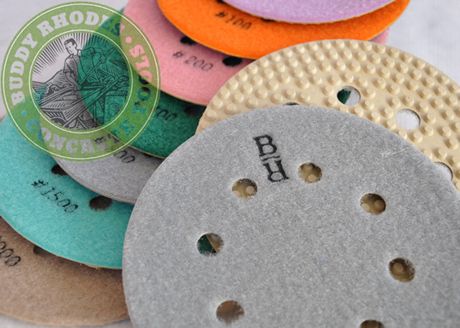 kit includes brtd6 concrete polishing pad set set includes 50