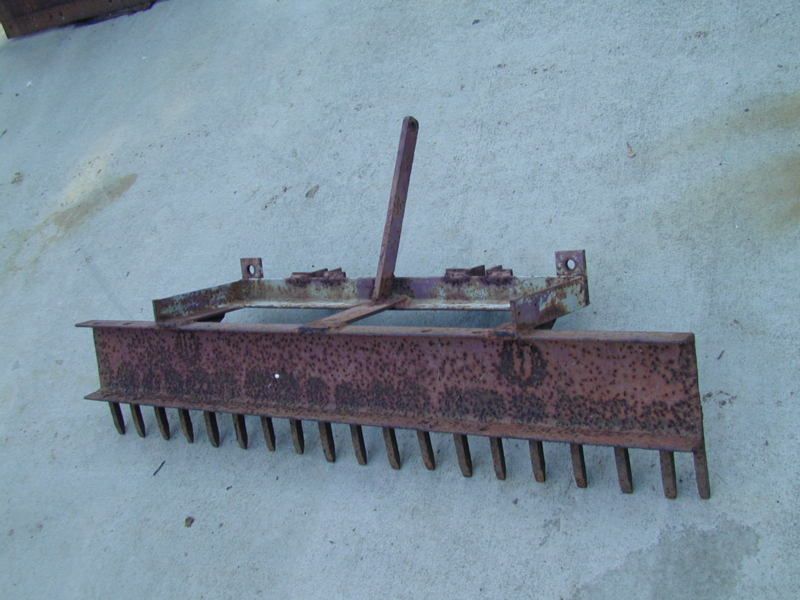  Suburban Tractor RARE Yard Rake Rear Implement  