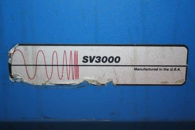 SECO Warner AC Flux Vector Drive SV3000 #20884  