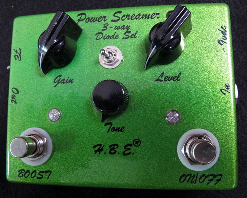 New HomeBrew Power Screamer Overdrive Pedal HBE  