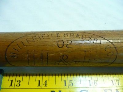 VINTAGE antique H&B No2 Crackerjack BASEBALL BAT 29 louisville KY 