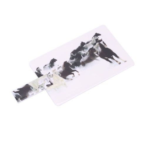 8GB Horse Run Credit Card USB Flash Memory Drive new 8G  