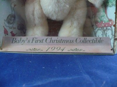 Huge Large lot of 9 vintage Gund Christmas Bears NIB 1992 1995