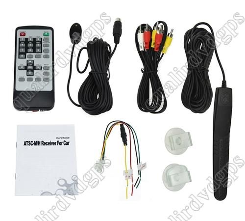 Mobile DTV Car ATSC Digital TV Converter For USA Canada Mexico  