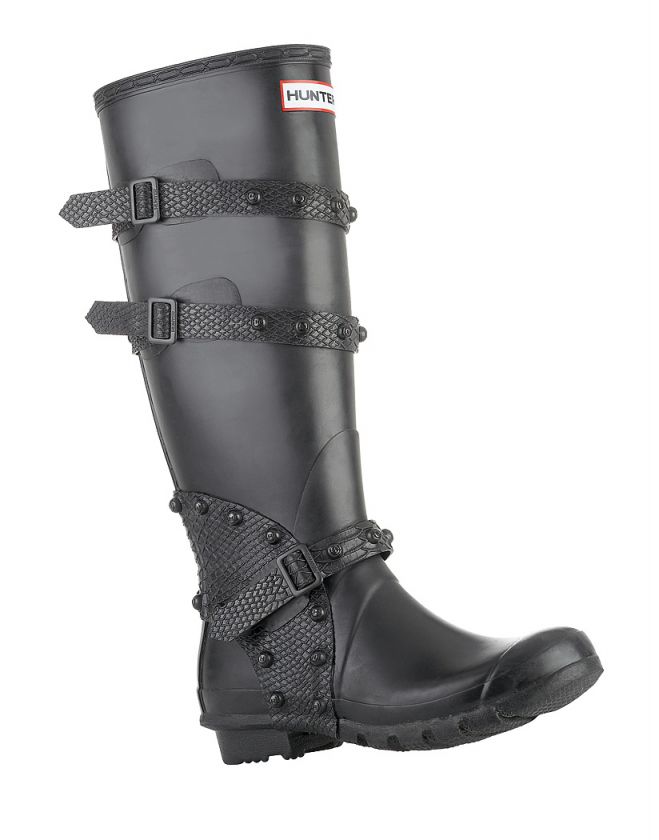 Hunter Festival 2011 Tall Wellington Boots   Black  