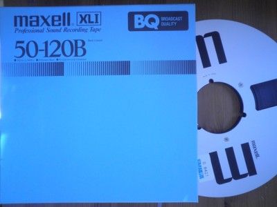   50 120B BQ broadcast quality 10 METAL reel to reel TAPE UNUSED  