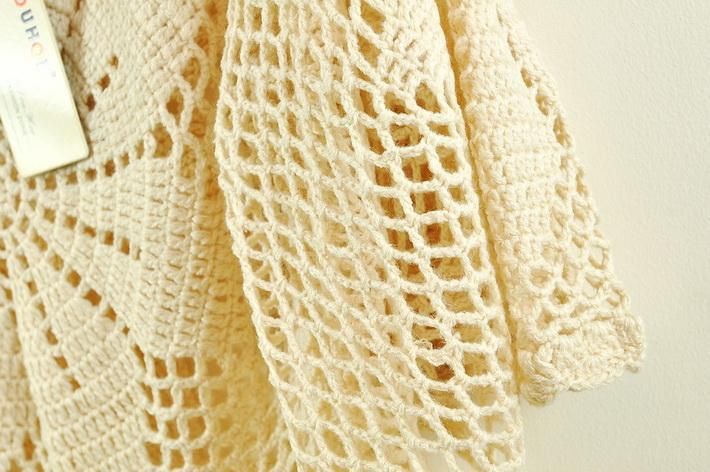 New Womens Off Shoulder Hollow Knit Tops Lace Sweater  