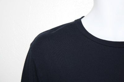 JAMES PERSE MODERN SOLID NAVY BLUE LONG SLEEVE TEE SHIRT 1 MINT  