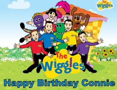 The Wiggles Edible Cake Image Topper 1/4 Sheet  