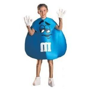 Rubies BLUE M&Ms Halloween Costume M&M Child Toddler Size 2   4 NEW 