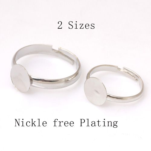 material metal with nickle free plating good for health color silver 