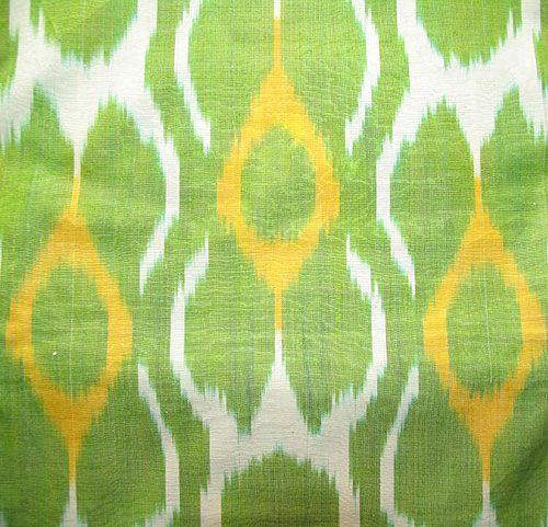 UZBEK SILK IKAT FABRIC PILLOW CASES ORIENT STYLE 6556  