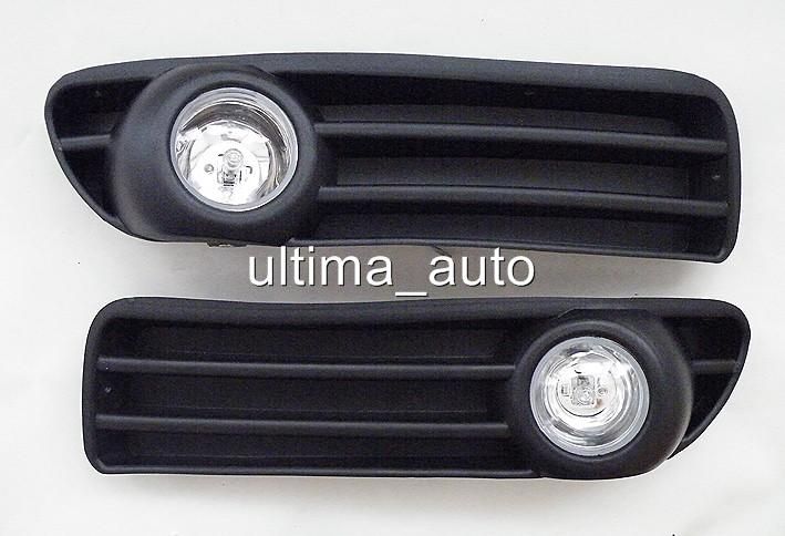 AUDI A4 B5 1994 1998 FOG LIGHTS LAMPS GRILLE SET NEW  