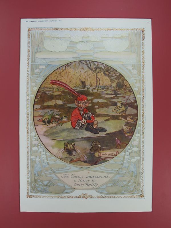 THE GRAPHIC 1913 CHRISTMAS EDITION gnome marooned  