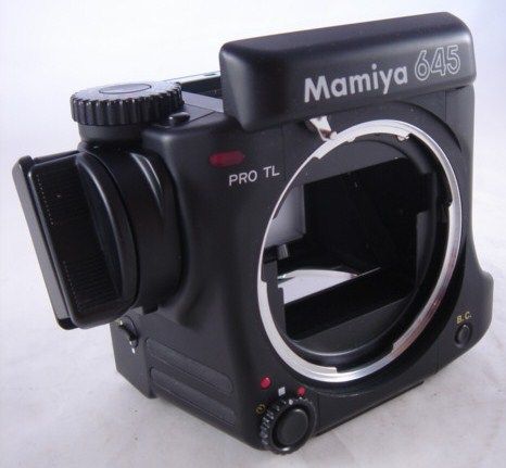 MAMIYA 645 PRO TL CAMERA BODY WITH CRANK EXC++  