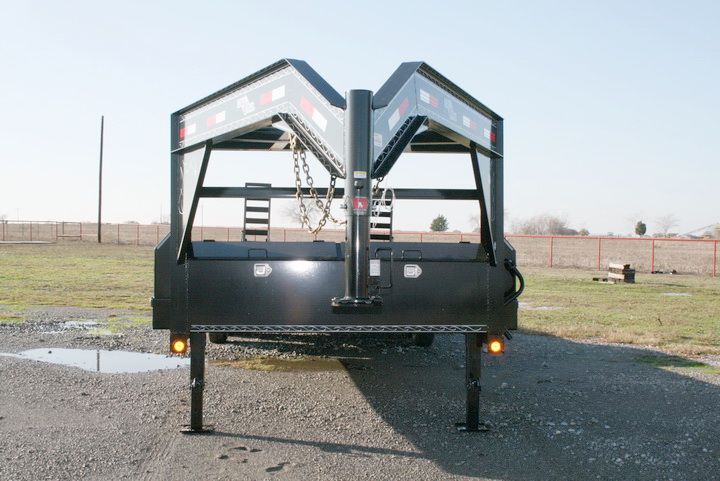 New 26 x 102 Gooseneck Carhauler Equipment Trailer w/ 7K Axles 