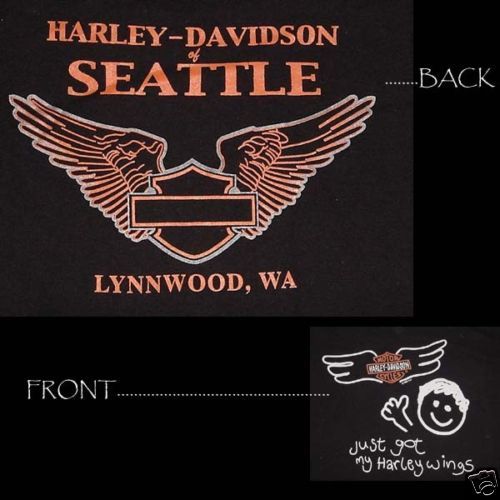 HARLEY DAVIDSON T SHIRT, SEATTLE   LYNNWOOD, WASHINGTON  