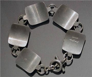 JORGEN JENSEN PEWTER BRACELET  